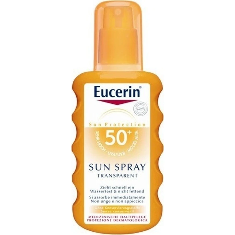 Eucerin SUN Dry Touch OIL CONTROL SPF 50+ 1×200 мл, прозорий спрей: ціни та характеристики