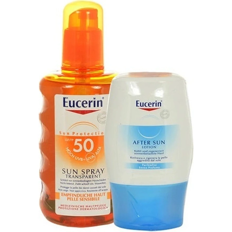 Eucerin SUN Dry Touch OIL CONTROL SPF 50+ 1×200 мл, прозорий спрей: ціни та характеристики