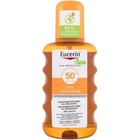 Eucerin SUN Dry Touch OIL CONTROL SPF 50+ 1×200 мл, прозорий спрей: ціни та характеристики