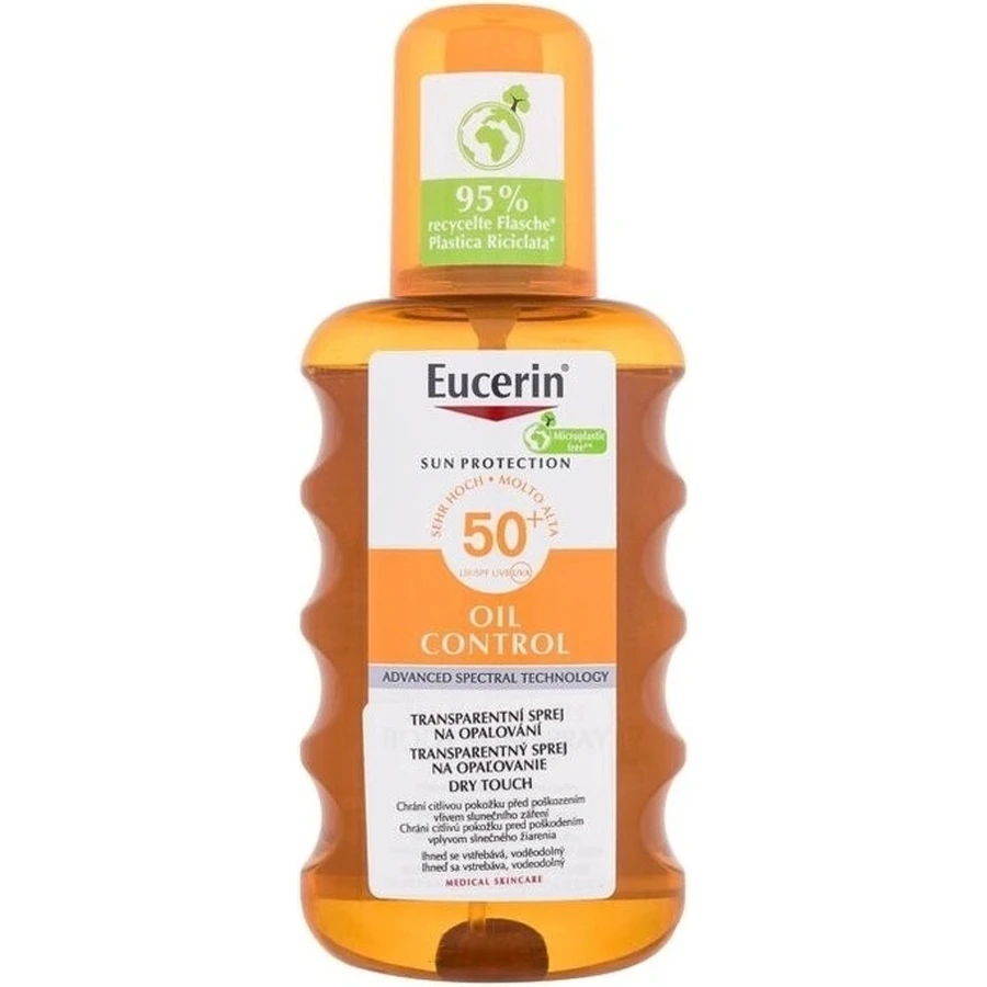 Eucerin SUN Dry Touch OIL CONTROL SPF 50+ 1×200 мл, прозорий спрей: ціни та характеристики