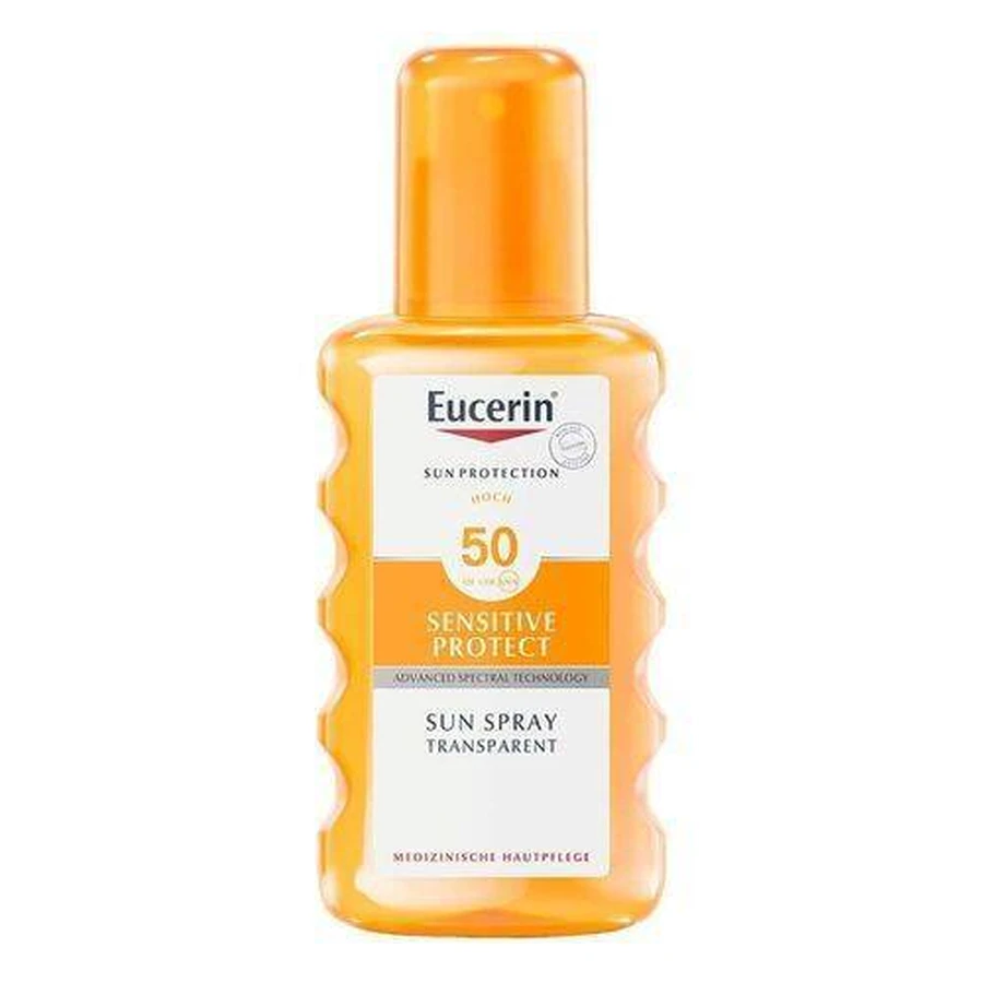 Eucerin SUN Dry Touch OIL CONTROL SPF 50+ 1×200 мл, прозорий спрей: ціни та характеристики