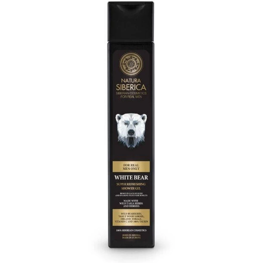 Гель для душу Natura Siberica Men White Medve, освіжувальний, 250 мл: ціни та характеристики