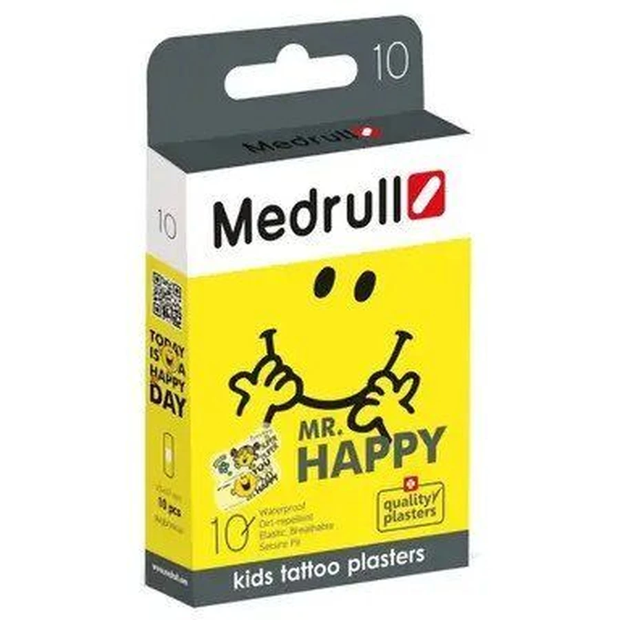 Пластир для дітей Medrull KIDS Tattoo Patch (Тату) 10 шт: ціни та характеристики