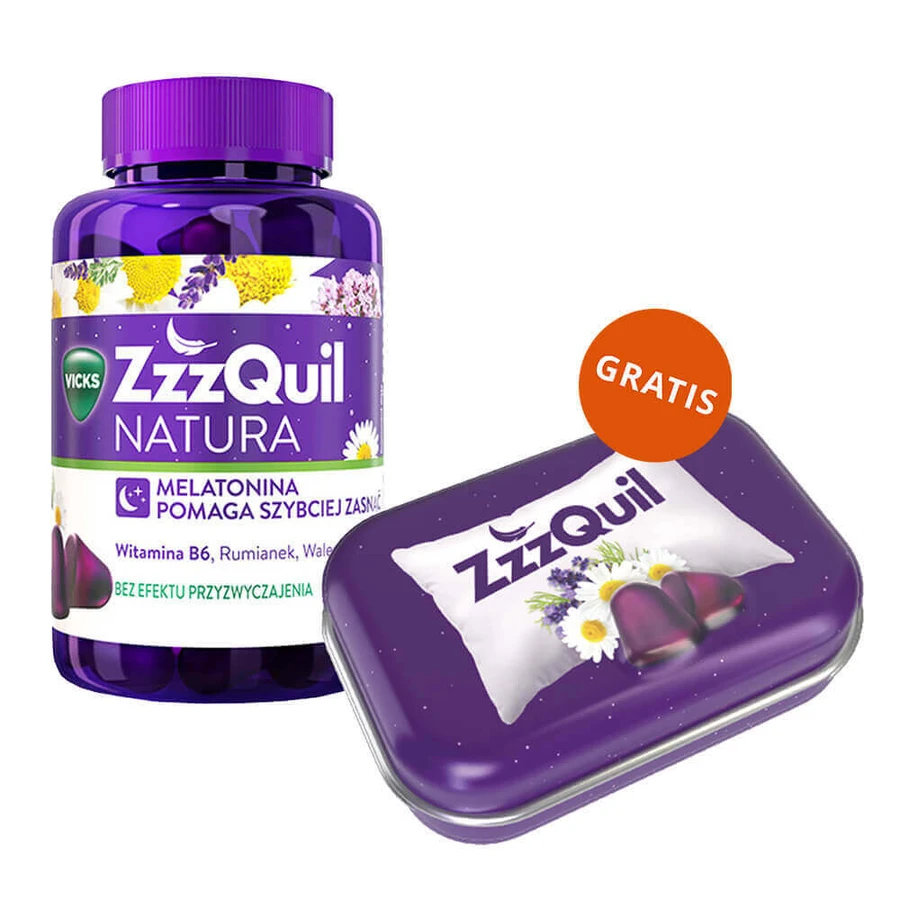 ZzzQuil Natura, еліпси, 60 штук + дорожня коробка для еліпсів безкоштовно: ціни та характеристики