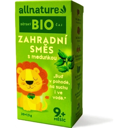 Allnature Organic Baby and Garden Mix с медовым росом 20×1,5 г, фруктовый и: цены и характеристики