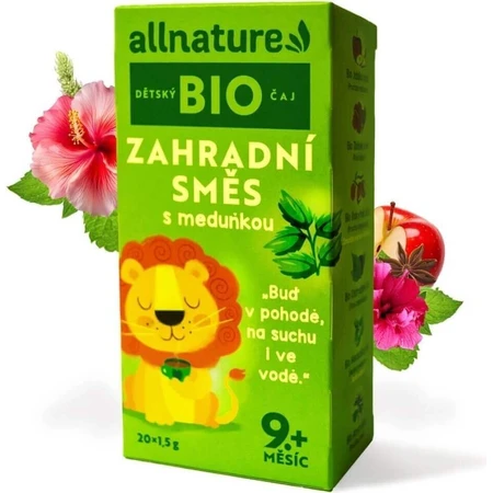Allnature Organic Baby and Garden Mix с медовым росом 20×1,5 г, фруктовый и: цены и характеристики