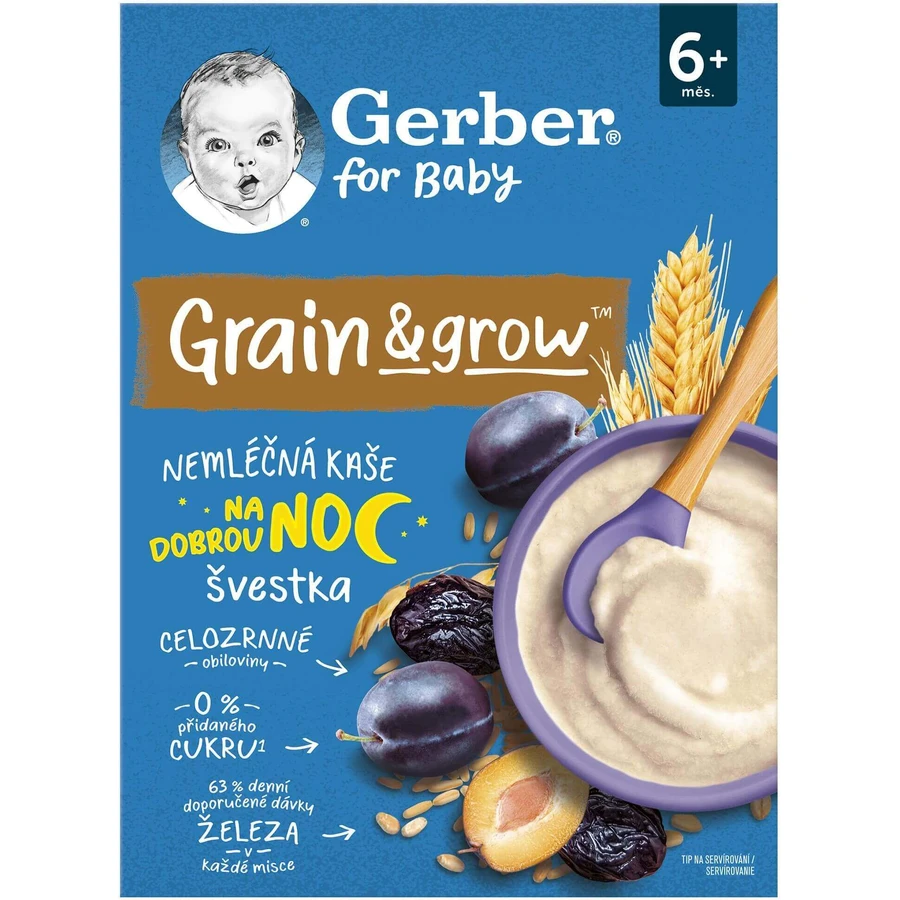 Gerber Nemliena kaa penne-oat plum 200 г: цены и характеристики
