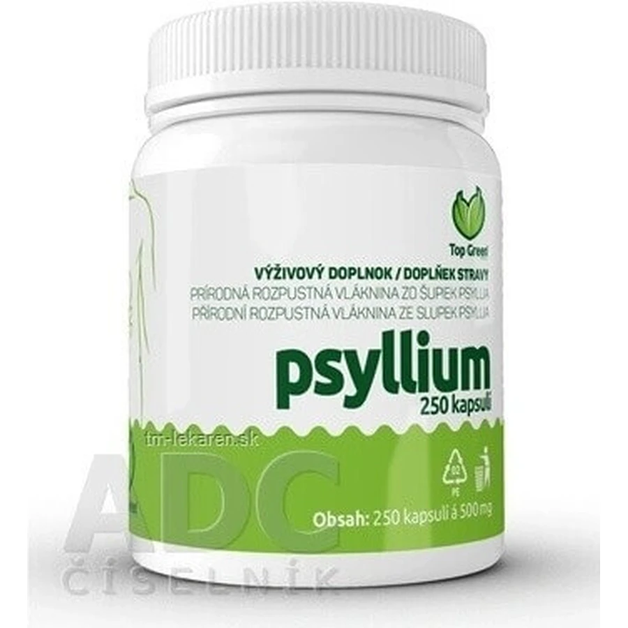 Top Green Psyllium 1×250 cps, пищевая добавка: цены и характеристики