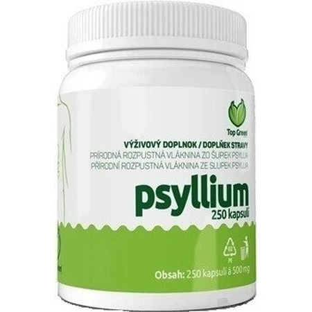 Top Green Psyllium 1×250 cps, пищевая добавка: цены и характеристики