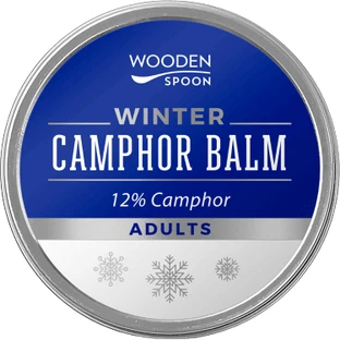 Бальзам зимовий з камфорою 12% 60 мл Woodenspoon Зимовий бальзам з камфорою 12% 60 мл
