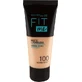 Maybelline New York Fit Me Matte & Poreless foundation 100 Warm Ivory, 30 мл