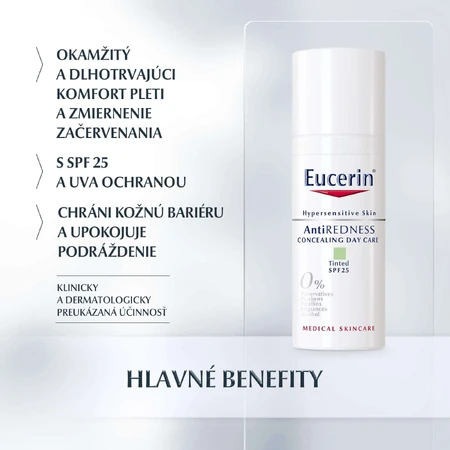 Eucerin ANTI-REDNESS Нейтрализующий дневной крем для чувствительной кожи, склонной к покраснениям 50 мл: цены и характеристики