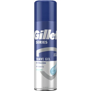 Gillette Series Мужской восстанавливающий гель для бритья с зеленым алоэ 200 мл