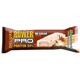 Энергетический батончик без сахара с 34% белка и мокко Power Pro Deluxe, 80 г, Nature Tech