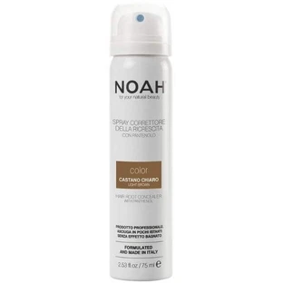 Спрей для волос Noah Color Spray Corrector Light Brown, корректирующий, светло-каштановый, 75 мл