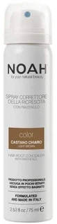 Спрей для волосся Noah Color Spray Corrector Light Brown, коригуючий,  світло-каштановий, 75 мл