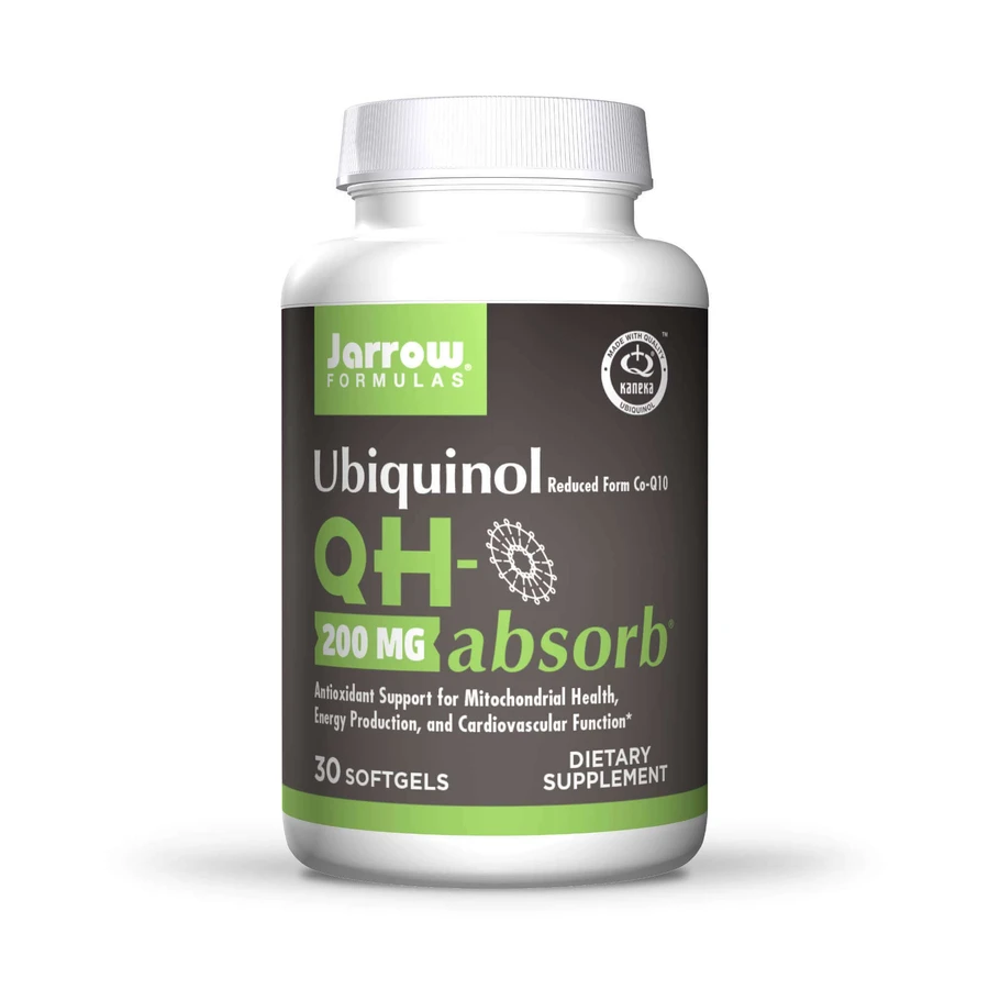 Убіхінол QH-Absorb (Co-Q10) 200 мг Jarrow Formulas, 30 капсул, Secom: ціни та характеристики