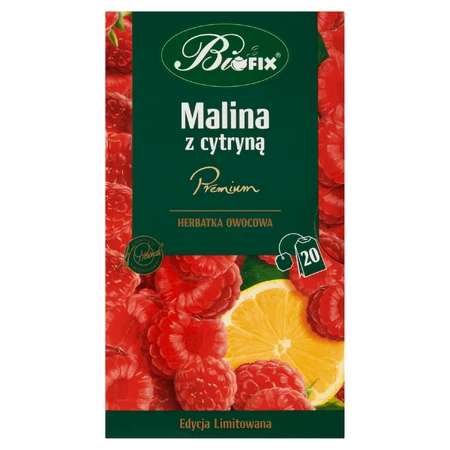 Bi Fix Premium Малина с лимоном, фруктовый чай, 2 г x 20 пакетиков: цены и характеристики