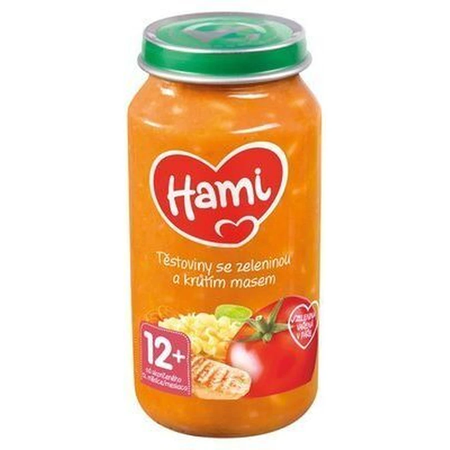 Hami Мясная и овощная закуска Макароны с морковью 250 гр.: цены и характеристики