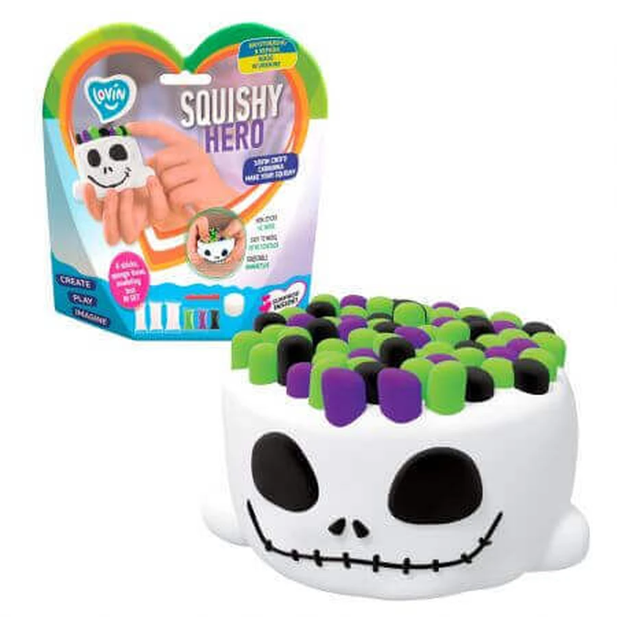 Набор глины для лепки Lovin'do Air Clay Squishy Hero, +3 года, Страшное привидение, Окт: цены и характеристики