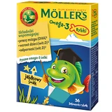 Омега-3 Moller's яблучний смак, желейні рибки, 36 штук