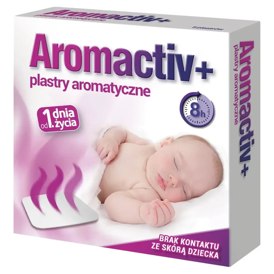 Aromactiv+ пластыри Aflofarm ароматические, с рождения, 5 шт. : цены и характеристики