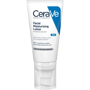 CeraVe Зволожуючий крем для обличчя для нормальної та сухої шкіри 52 мл