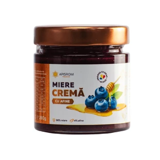 Сливочный мед с черникой, 280 г, Аписром