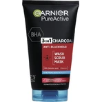 Garnier Skin Naturals Pure Active 3в1 маска з активованим вугіллям проти чорних крапок, 150 мл: ціни та характеристики