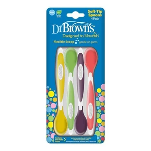 Набір м'яких ложок, 4 шт, Dr Browns