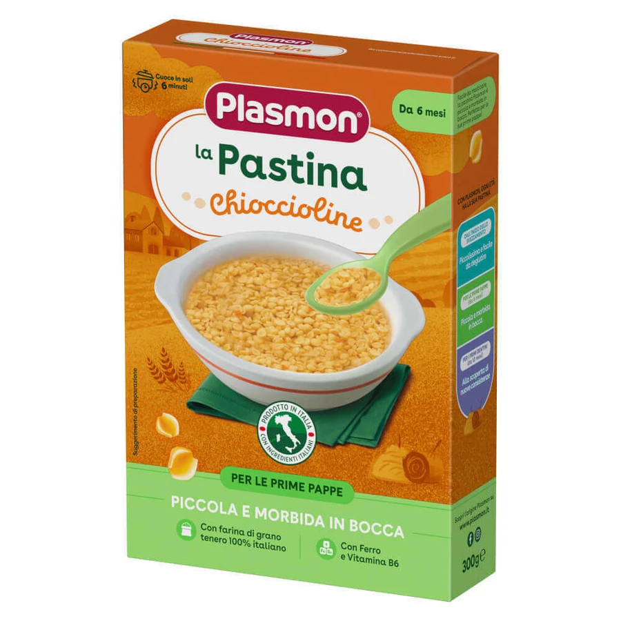 Макарони дитячі Chioccioline Melcisori, +6 місяців, 300 г, Plasmon: ціни та характеристики