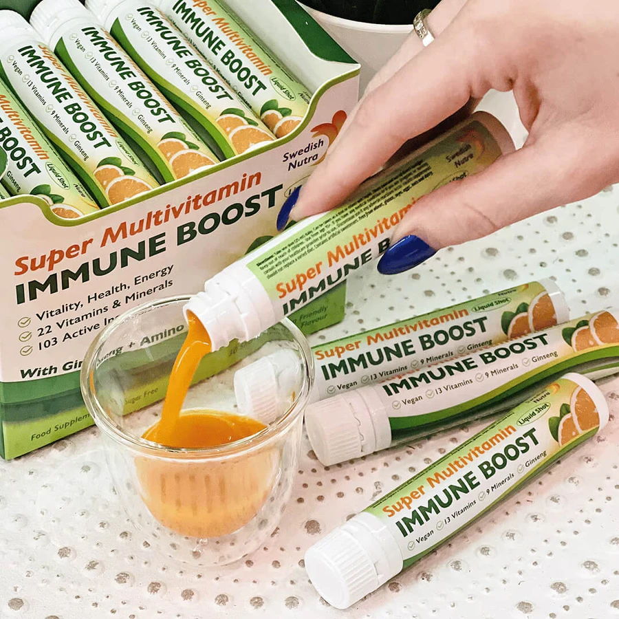 Комплекс для підвищення імунітету Swedish Nutra Immune Boost Complex, 30 флаконів: ціни та характеристики