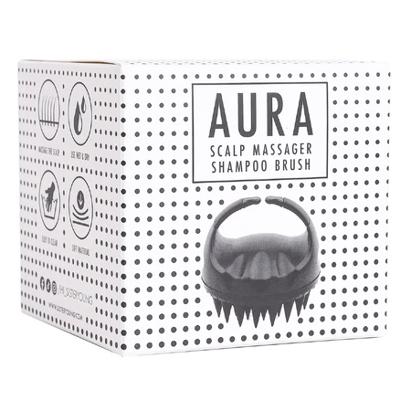 Sister Young Aura, масау и кисть для мытья головы, черная, 1 штука: цены и характеристики