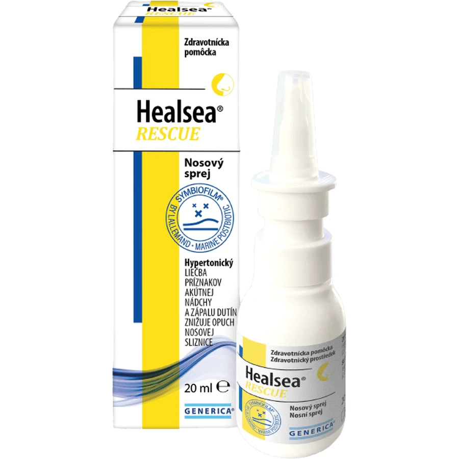 Generica Healsea® RESCUE гипертонический назальный спрей 20 мл: цены и характеристики