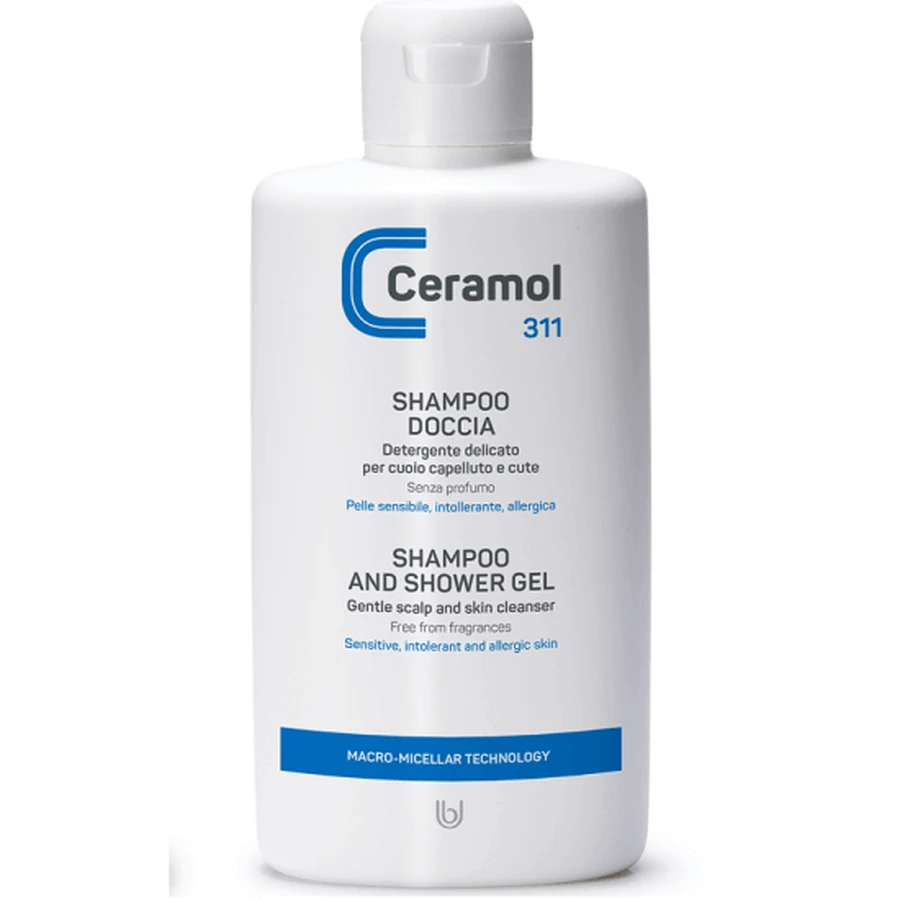 Шампунь та гель для душу для чутливої шкіри та шкіри голови, 200 мл, Ceramol: ціни та характеристики