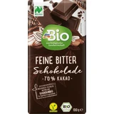 DmBio Чорний шоколад 70% какао, 100 г
