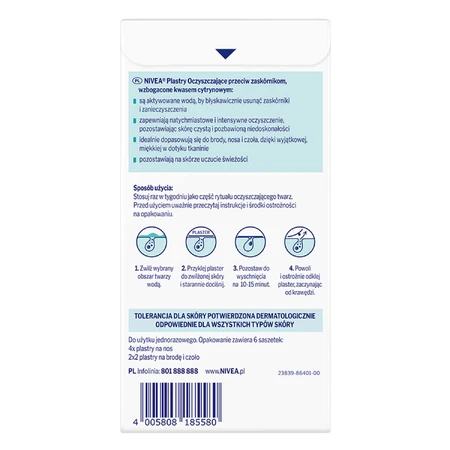 Nivea Skin Refining, очищувальні пластирі проти чорних крапок, 8 шт.: ціни та характеристики