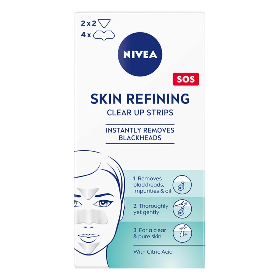 Nivea Skin Refining, очищувальні пластирі проти чорних крапок, 8 шт.: ціни та характеристики