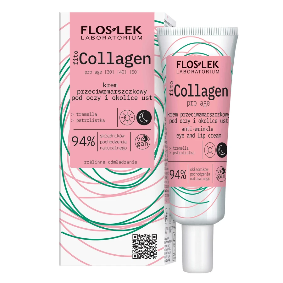 Flos-Lek Fito Collagen, Крем для век против морщин, 30 мл: цены и характеристики