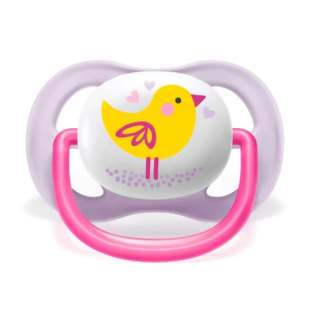 Avent Ultra Air, пустушка, силіконова, ортодонтична, для дівчаток, SCF080/08, 6-18 місяців, 2 пари: ціни та характеристики