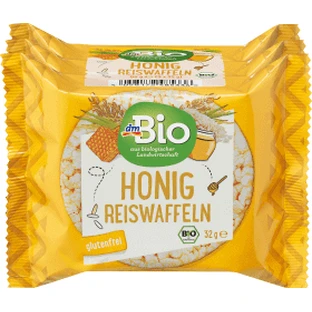 DmBio Рисові кругляшки з медом, 96 г