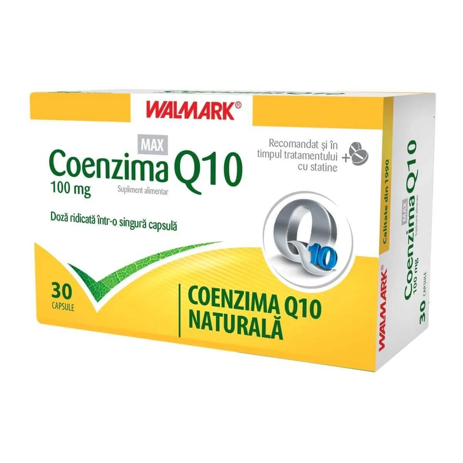 Коензим Q10 Max 100 мг, 30 капсул, Walmark: ціни та характеристики