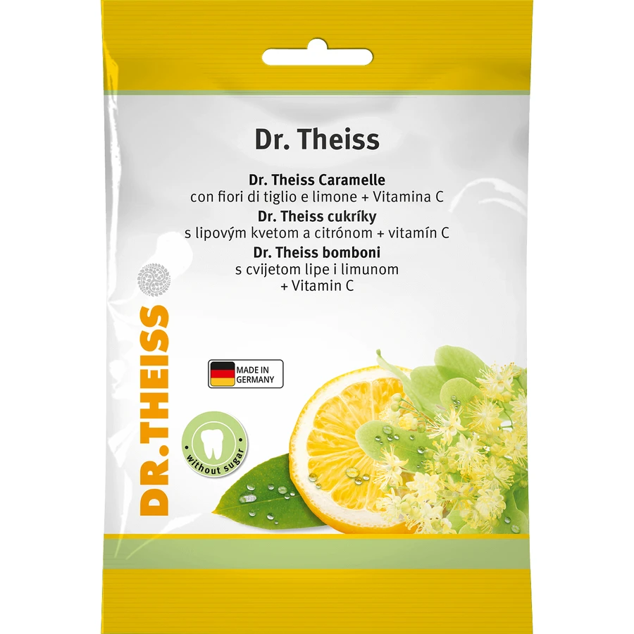 Конфеты Dr.Theiss с цветком лайма и лимона + витамин С 75 г: цены и характеристики