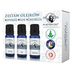 Набір N-Active Oil Calm & Sleep & Energy, натуральні ефірні олії, 3 x 10 мл: ціни та характеристики