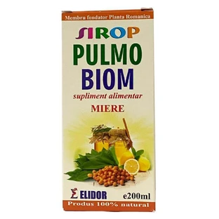 Сироп Пульмо Биом с медом, 200 мл, Элидор