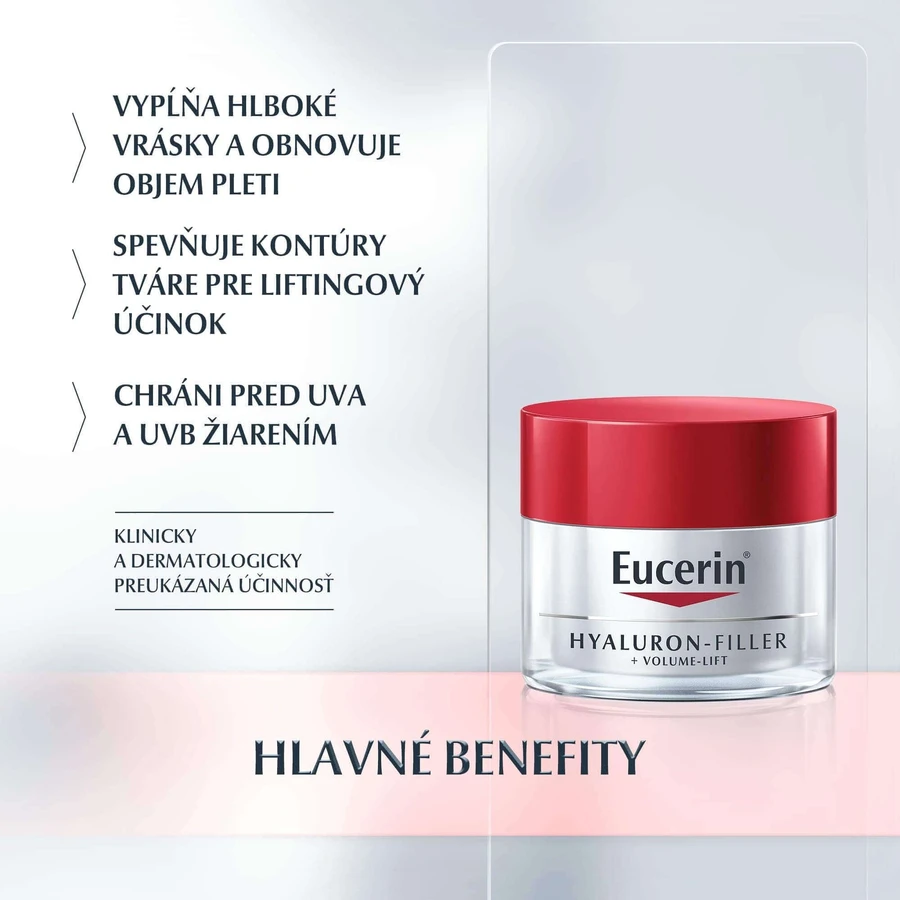 Eucerin HYALURON-FILLER+Volume-Lift Антивіковий денний крем для сухої шкіри 50 мл: ціни та характеристики