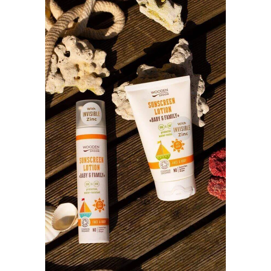 Woodenspoon Детский и семейный лосьон для тела SPF30, 100 мл: цены и характеристики
