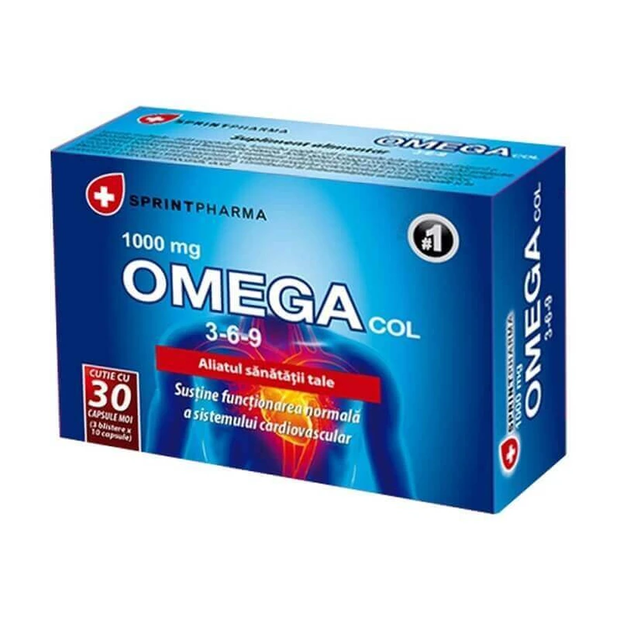 Омега Кол 3-6-9, 30 капсул, Sprint Pharma: цены и характеристики