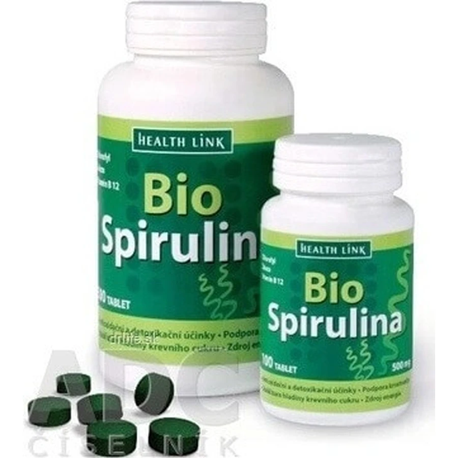 Health Link SPIRULINA BIO 1×100 тбл, спіруліна: ціни та характеристики