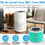 Levoit, антитоксичний фільтр для очищувача повітря Core 300 і 300S, 1 шт.: ціни та характеристики